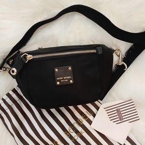 Henry Bendel Black Belt Nylon Limited Collection Bag